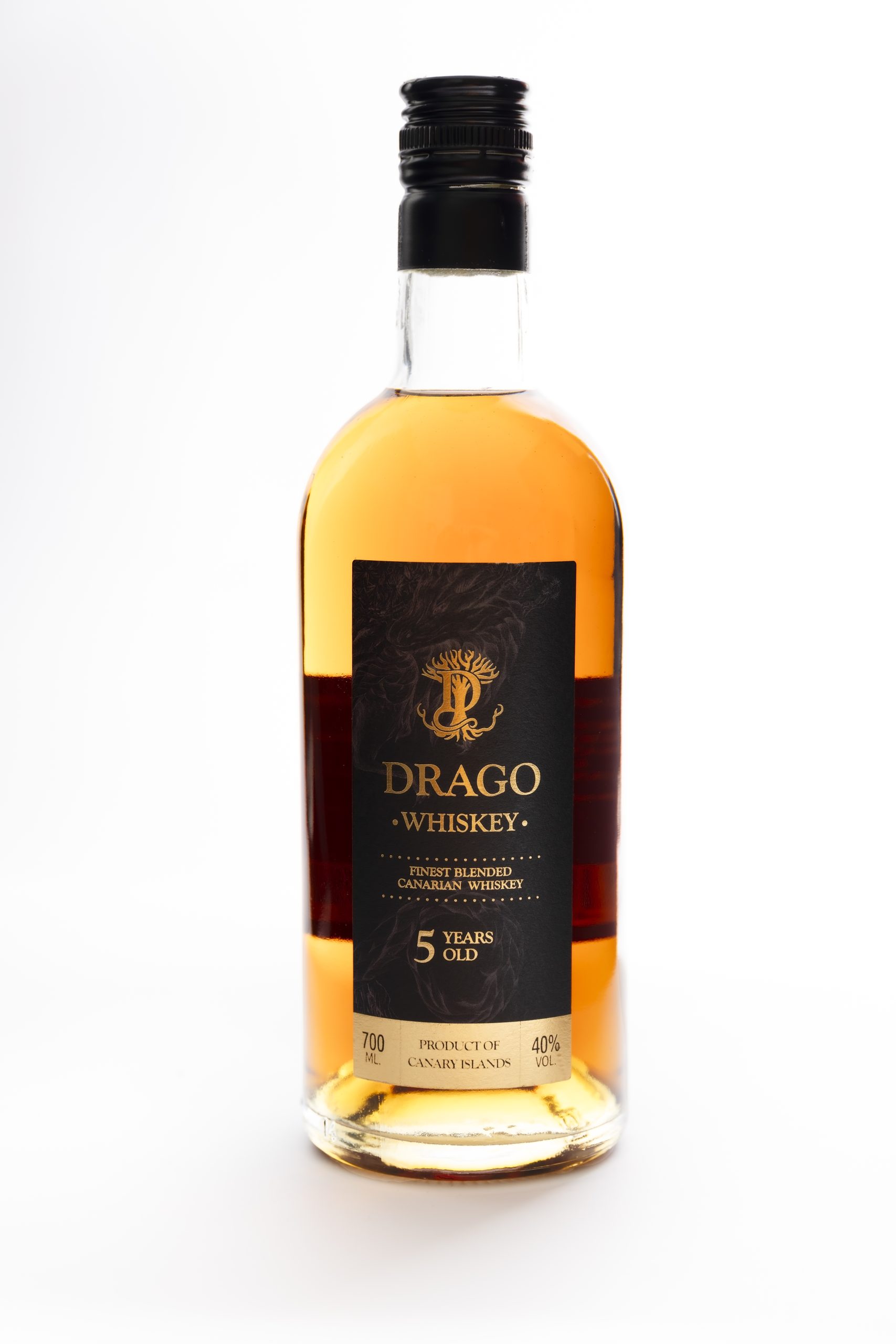 Drago Whiskey bottle shot